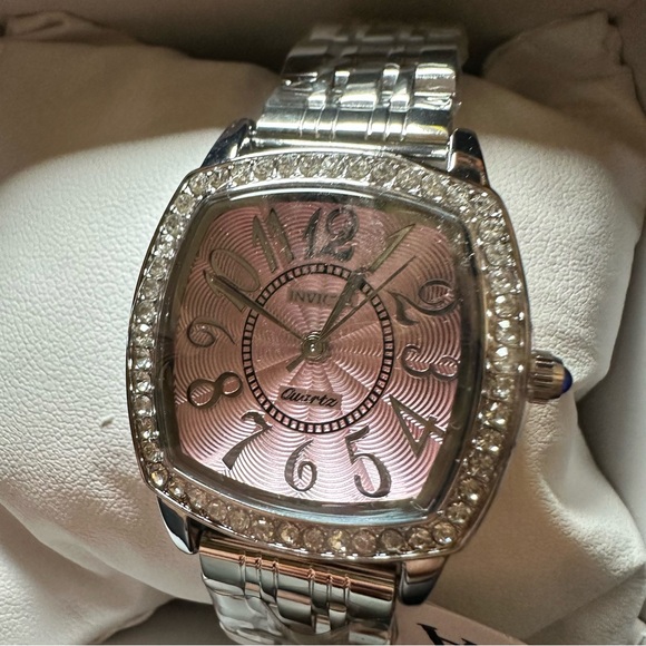 INVICTA NIB Wildflower Women’s Watch - 31mm, Pink & Steel (69360)